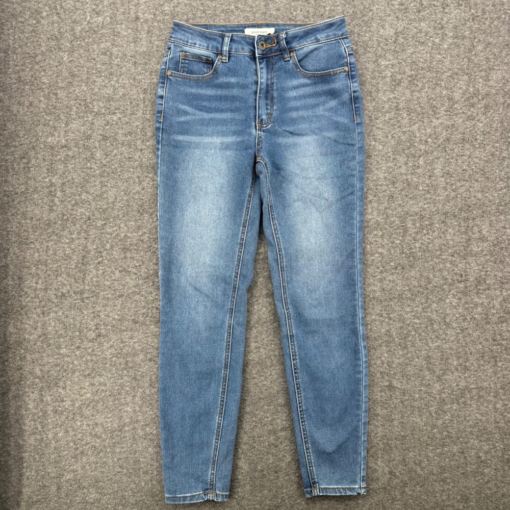 Ellen Tracy Jocelyn Medium Wash High Rise Casual Skinny Jeans Blue Size 4